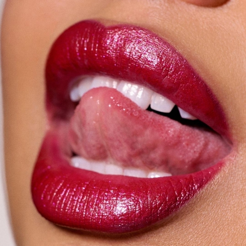 MAC Cosmetics Dazzlelips Crayon Red Halo Deep Red Pearl Brand New In Box - Picture 6 of 11